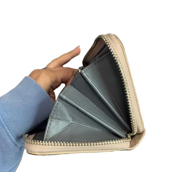 COACH Ivory Zip Around Wallet - Picture 6 of 9